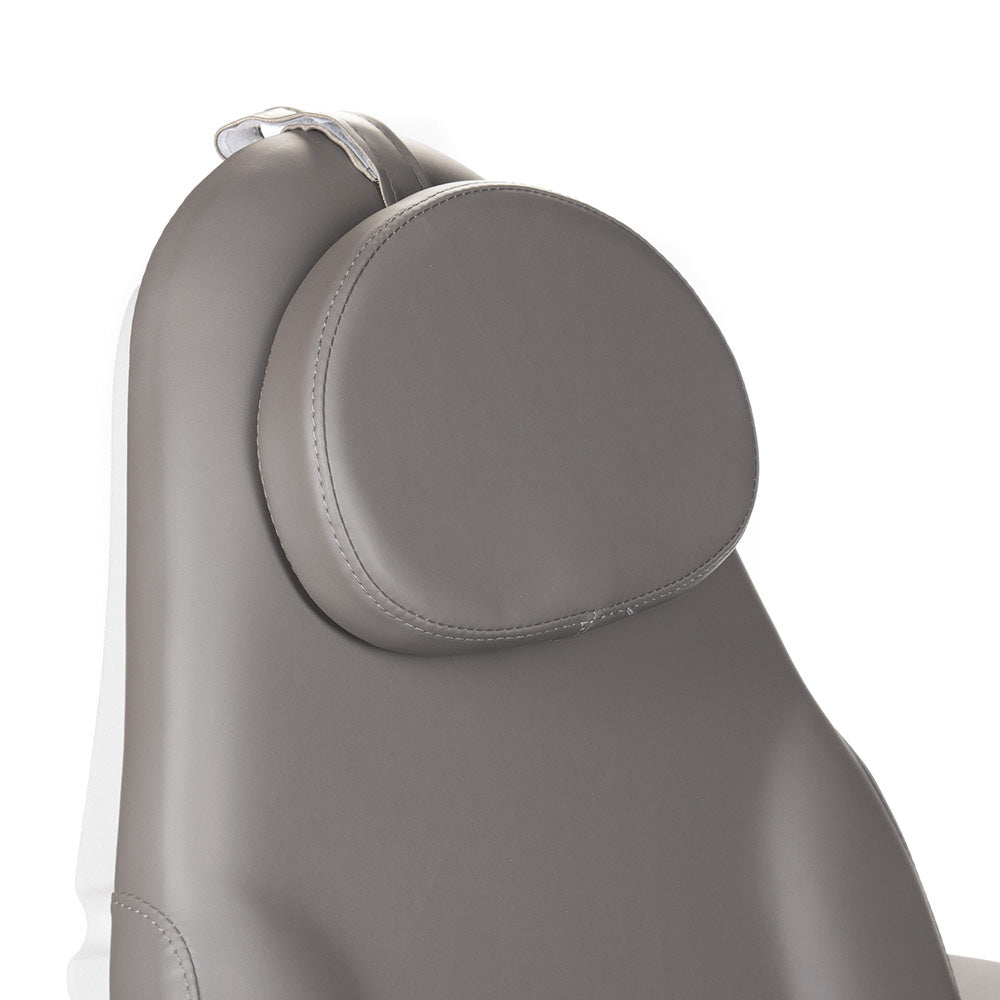 Gray electrical beauty chair MODENA PEDI BD-8294 by Beauty System with padded seat and adjustable backrest for pedicure treatments.