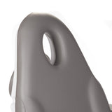Gray electrical beauty chair model MODENA PEDI BD-8294 by Beauty System, featuring a padded seat and adjustable headrest.