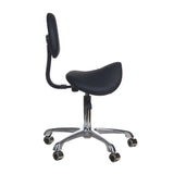 Taboret kosmetyczny BY-8373 czarny - BVShop