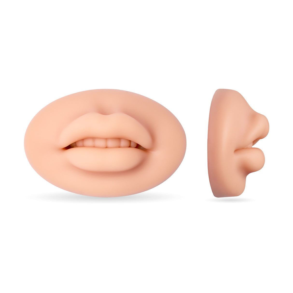 Swiss Color 3D Labbro da Pratica Morbido in Silicone Chiaro/Scuro