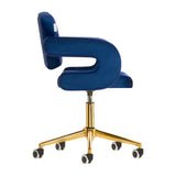 4Rico Chair QS-OF213G navy blue - BVShop