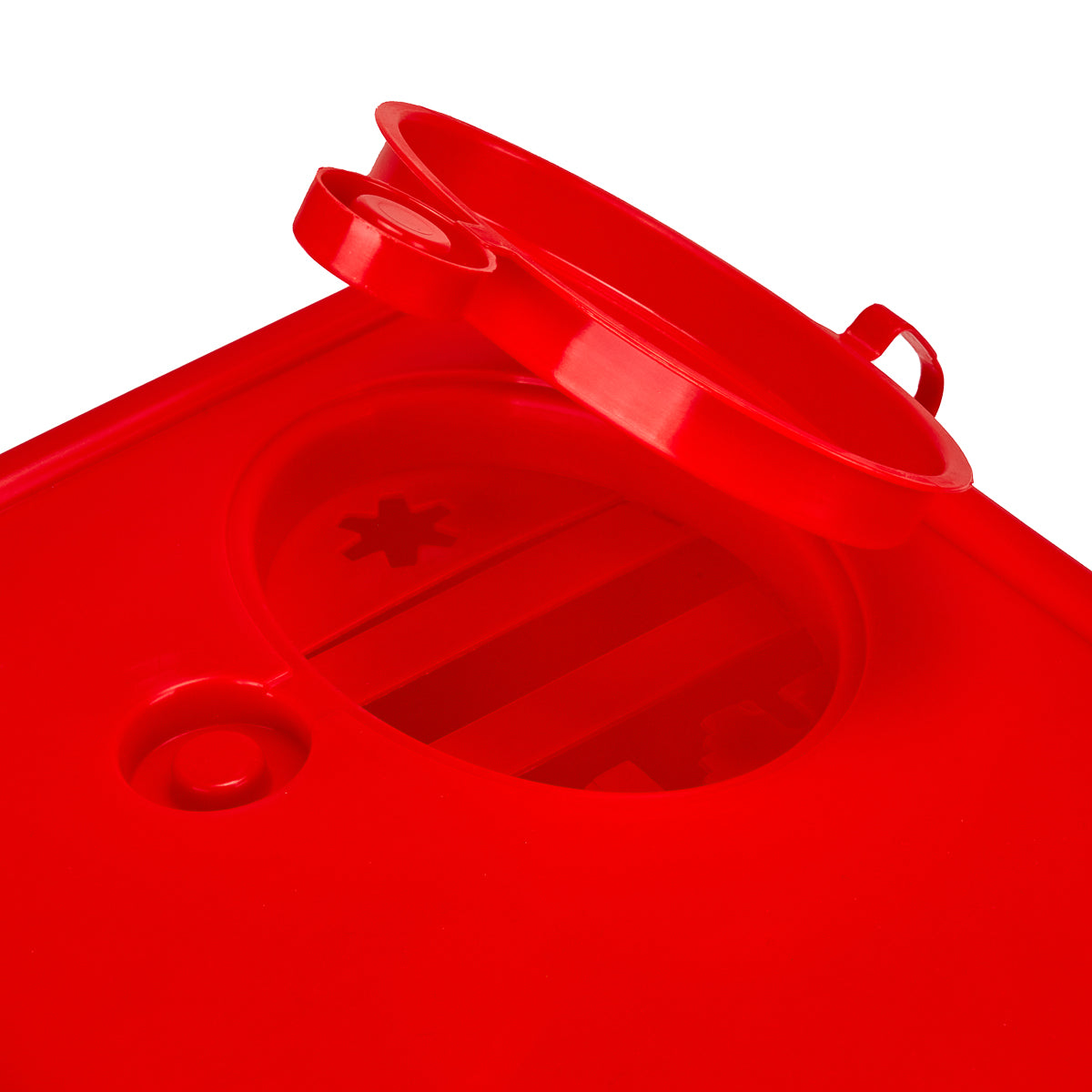 5 L RED MEDICAL WASTE CONTAINER - BVShop