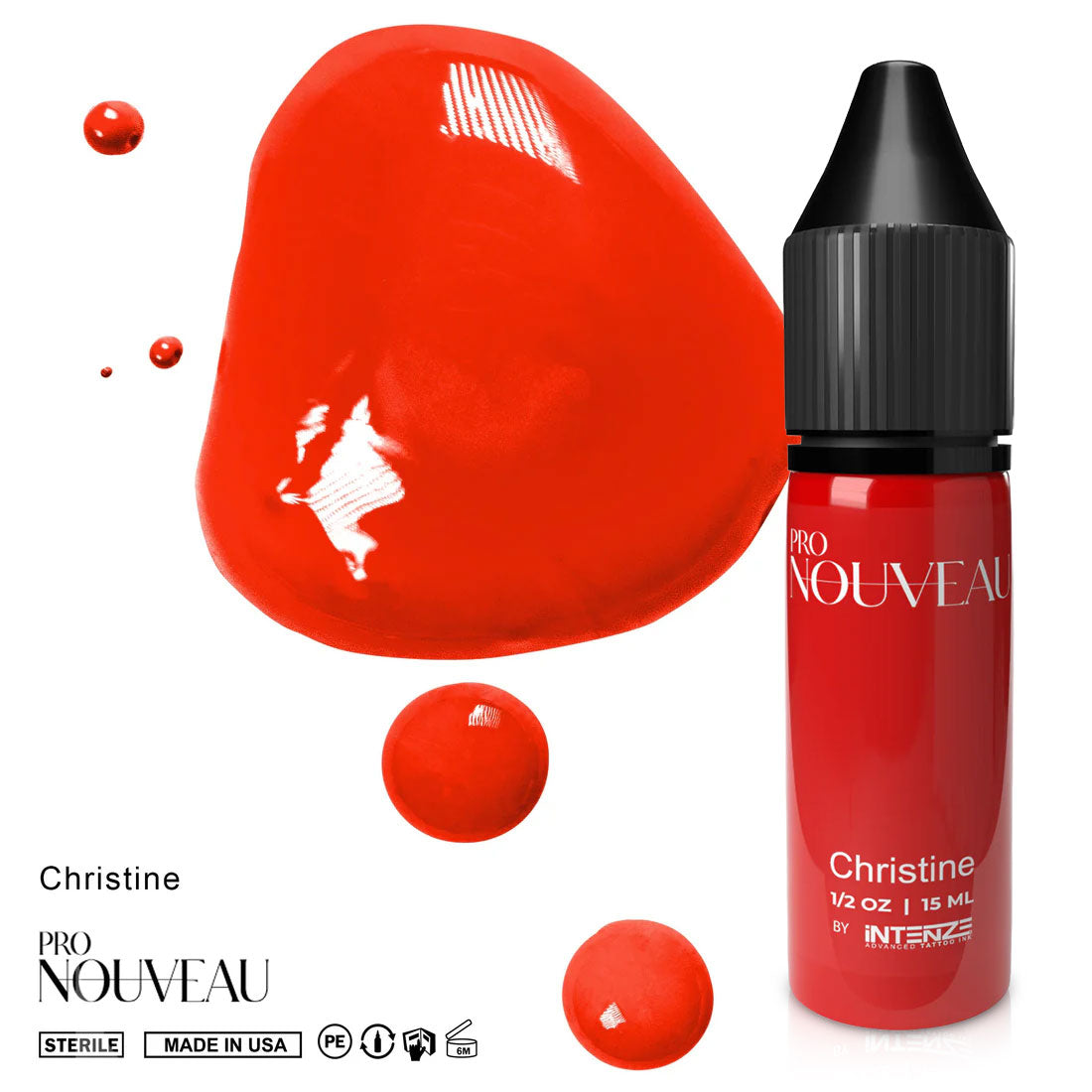 Pigmenti per Labbra Pro Nouveau di Intenze Christine 15ml
