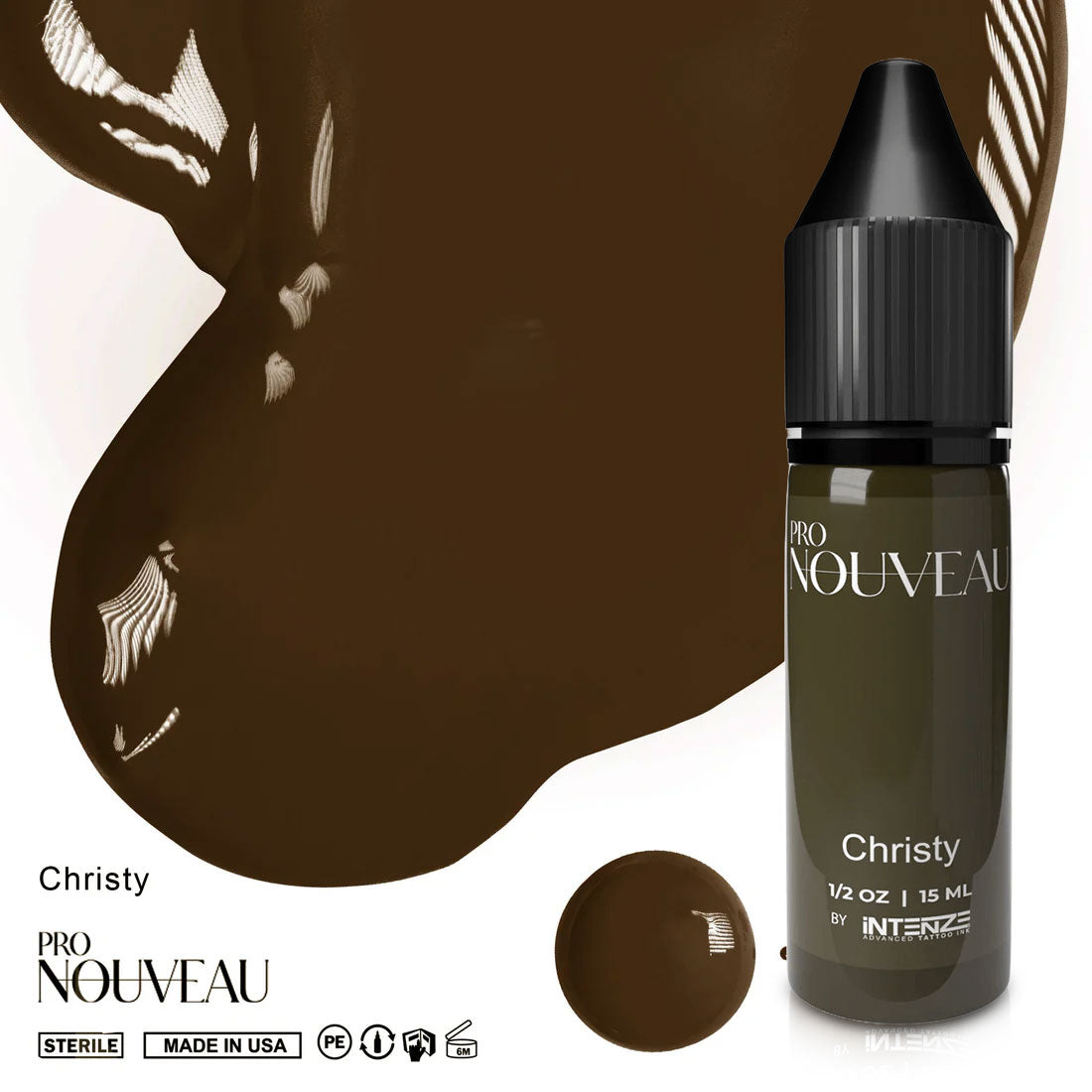Pigmenti per sopracciglia Pro Nouveau di Intenze Christy 15ml