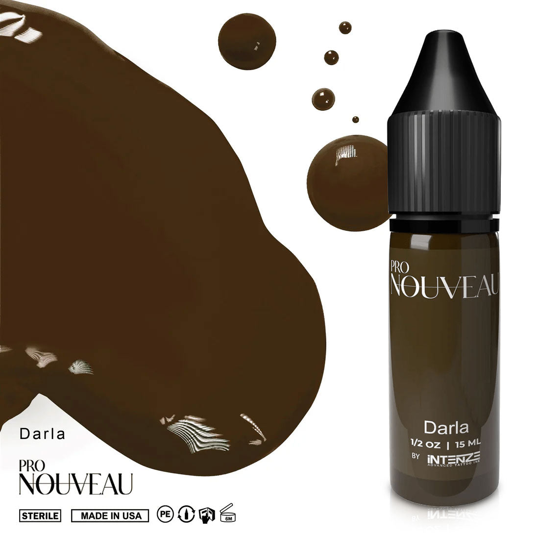 Pigmenti per sopracciglia Pro Nouveau di Intenze Darla 15ml