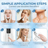 Focenat warm vibration LED face massager accessories