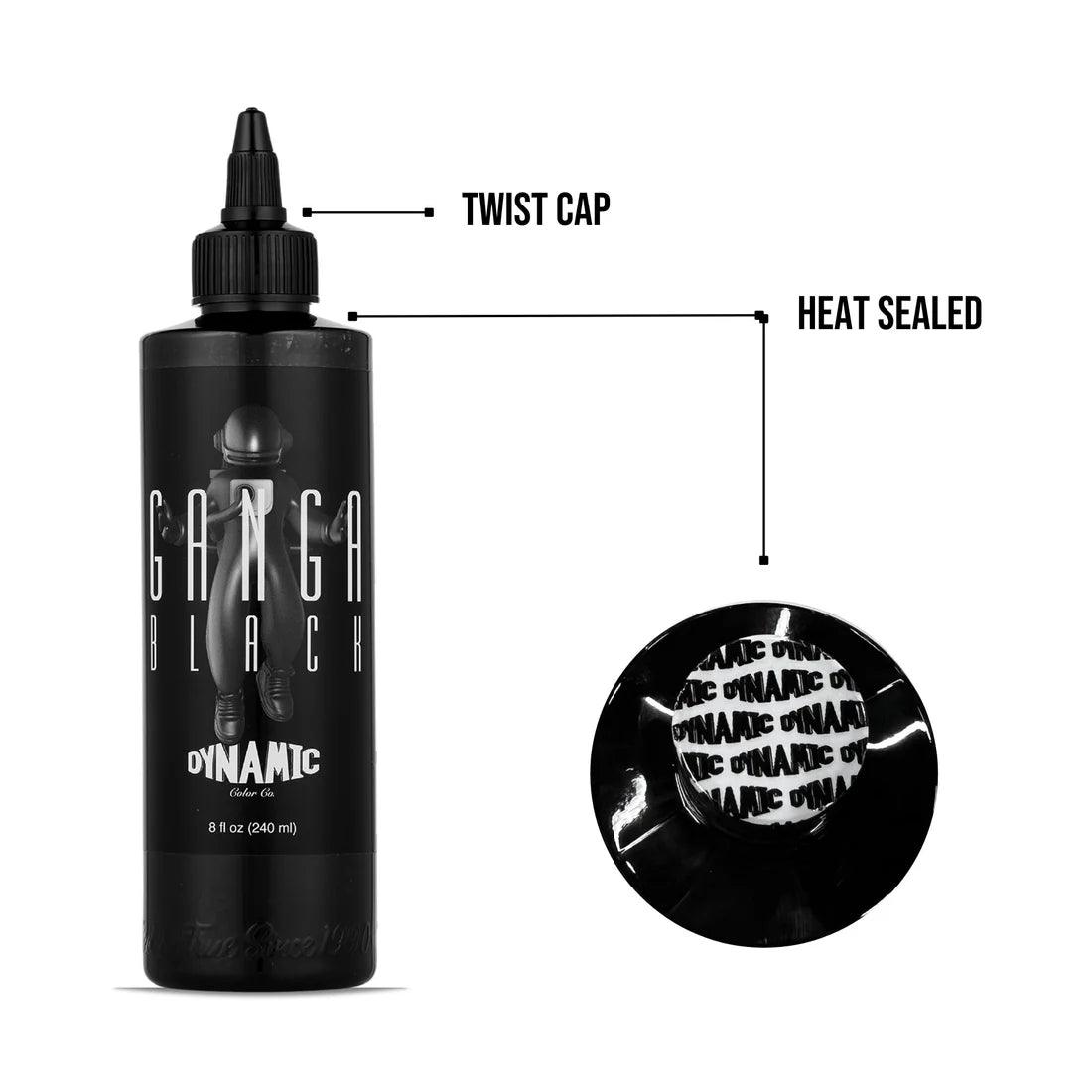 Inchiostro per tatuaggi dinamico Ganga Nero 240ml