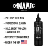 Inchiostro per tatuaggi dinamico Ganga Nero 240ml