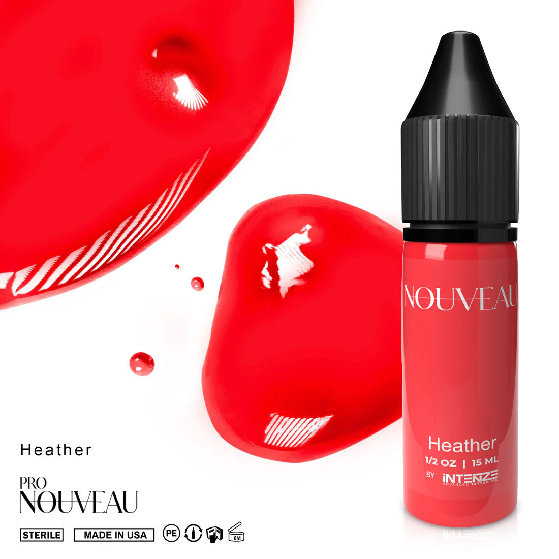 Pigmenti per labbra Pro Nouveau di Intenze Heather 15ml