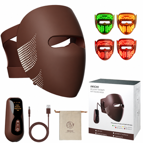 IMICHI 9D silicone LED face mask for hands-free home skincare