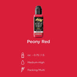 Kuro Sumi Imperial Tattoo Ink Peony Rosso