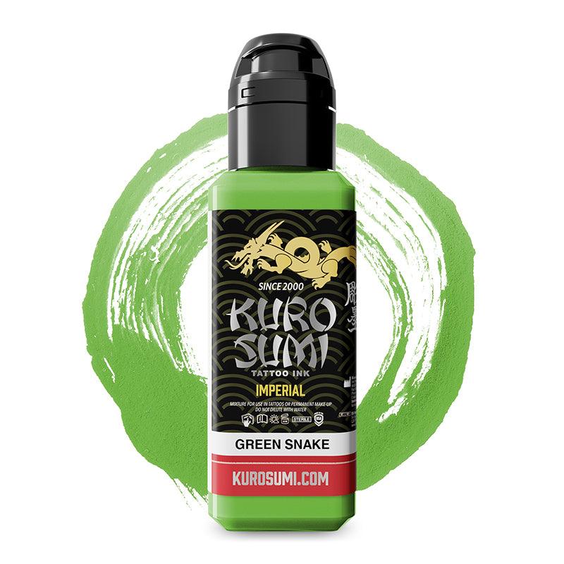 Kuro Sumi Imperial Tattoo Ink Verde Serpente