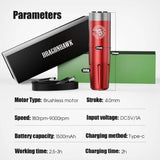 Mast Dragonhawk X8 Wireless Tattoo Machine Pen Green - BVShop
