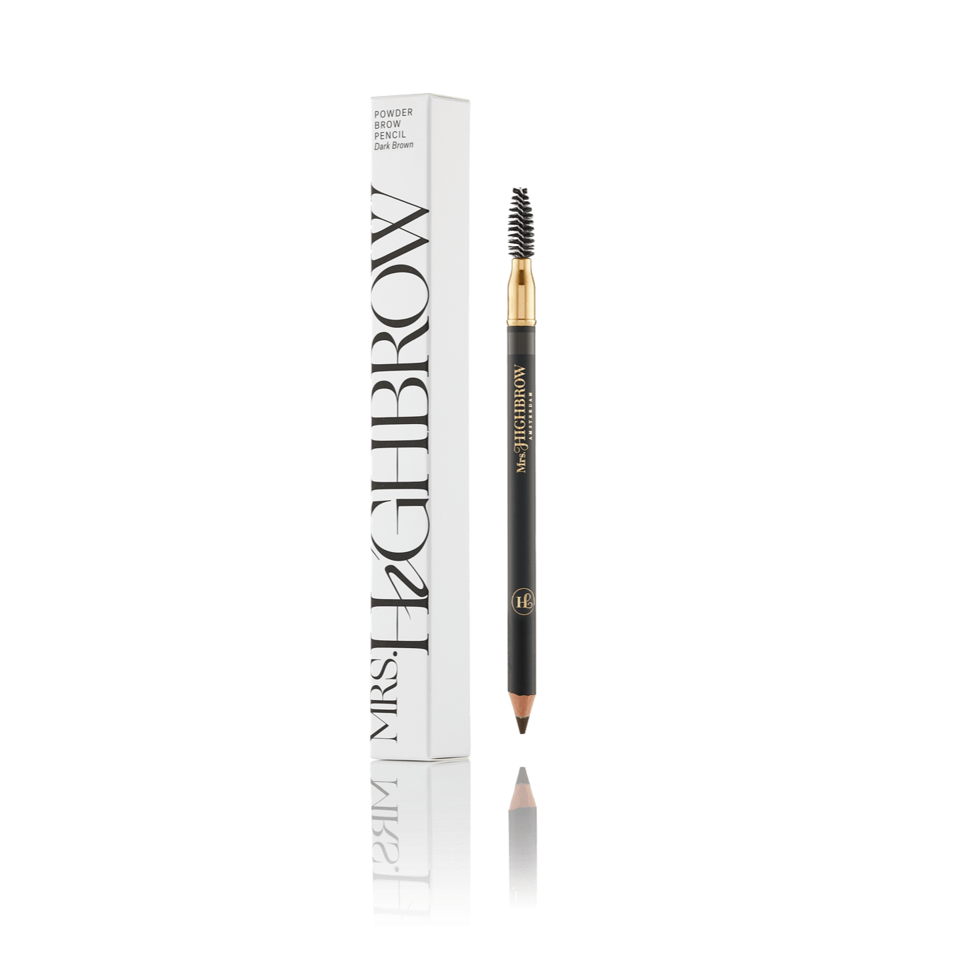 Mrs Highbrow Powder Brow Pencil Dark Brown - BVShop