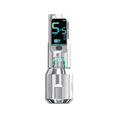 OG FURY II Penna per tatuaggi wireless argento