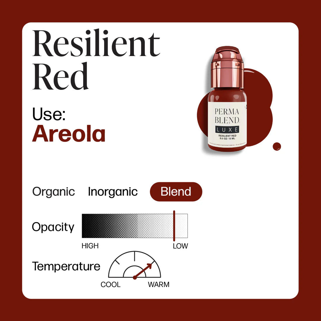 Perma Blend LUXE Inarrestabile Areola Rosso Resiliente 15ml