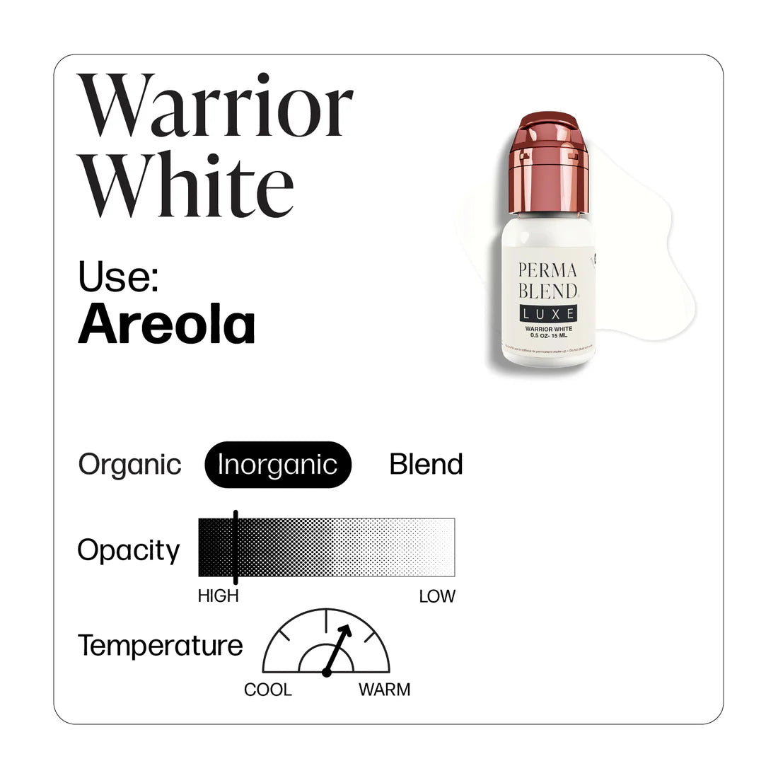 Perma Blend LUXE Guerriero Areola Inarrestabile Bianco 15ml