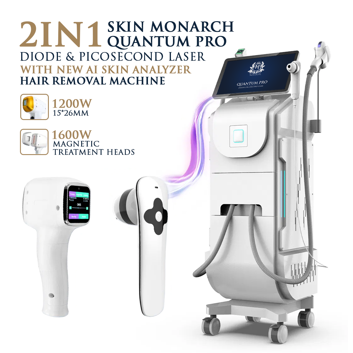 Skin Monarch Qantum Pro Laser a Diodi e Picosecondi