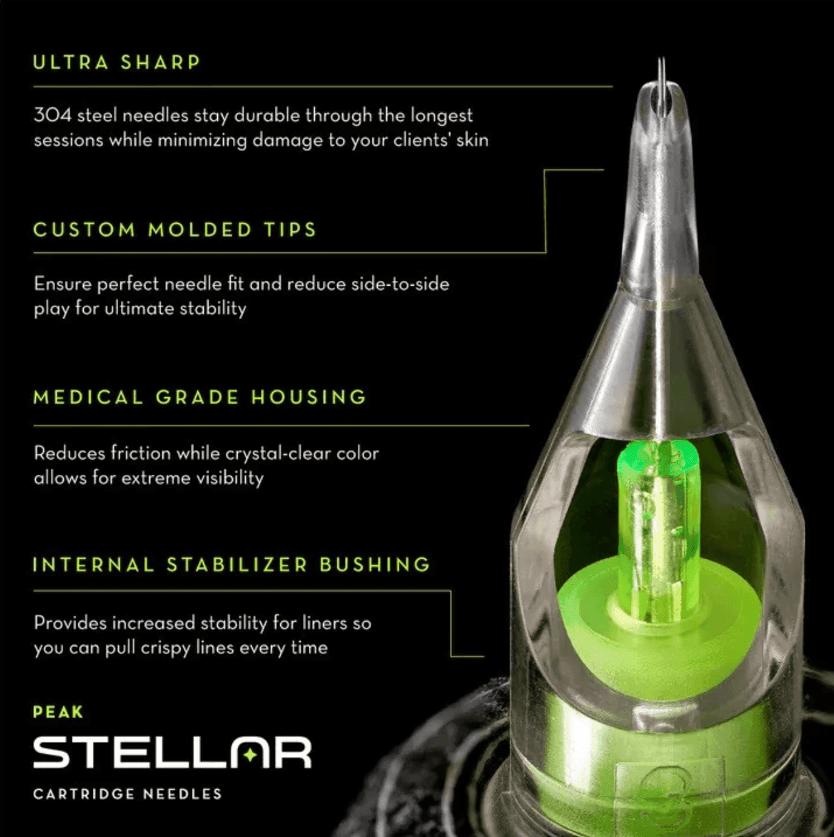 Peak Stellar 2.0 Curved Magnum Cartridges - BVShop