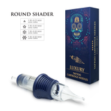 Skin Monarch Luxury Round Shader tattoo cartridges for PMU and tattoo artists