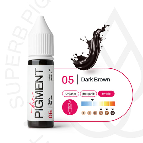The Pigment 05 Dark Brown Pigmento 15ml