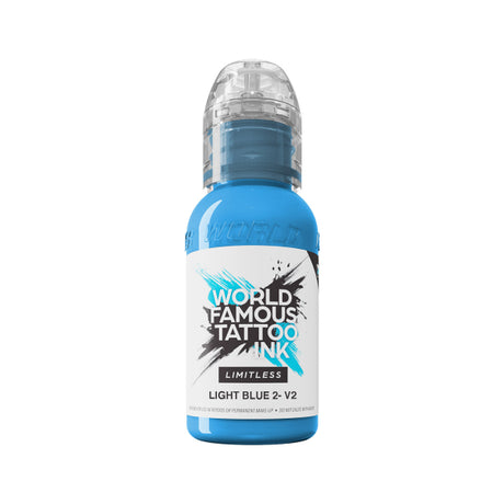 Inchiostro per tatuaggi Light Blue 2 v2 (30 ml) di fama mondiale Limitless