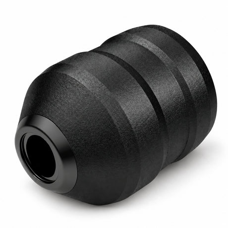 ACUS M1 Grip Plus Impugnatura Monouso Per Tatuaggi Nera 40mm — una impugnatura su sfondo bianco