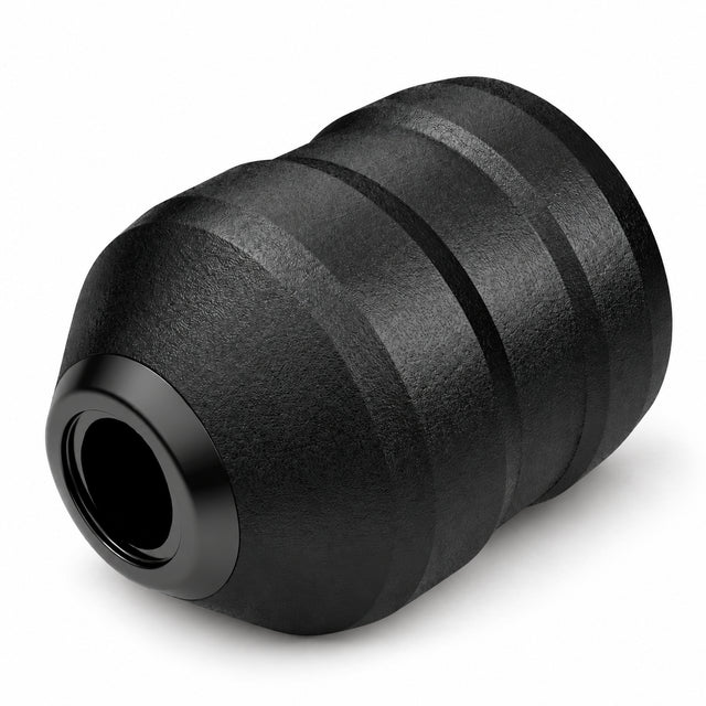 ACUS M1 Grip Plus Impugnatura Monouso Per Tatuaggi Nera 40mm — una impugnatura su sfondo bianco