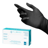 All4med disposable diagnostic nitrile gloves black XL 10x100 pieces - BVShop