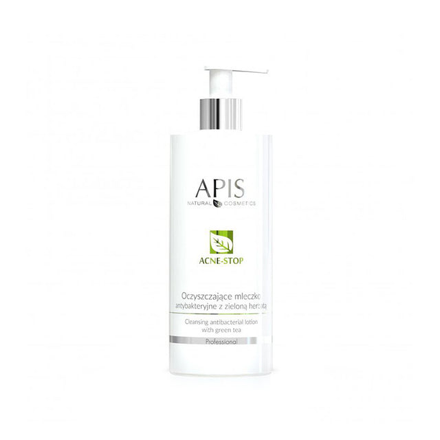 Apis acne-stop antibacterial cleansing milk. with green tea 500ml - BVShop