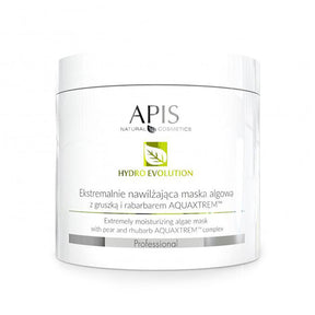 Apis hydro evolution extremely moisturizing algae mask with pear and rhubarb aquaxtrem ™ 250g - BVShop