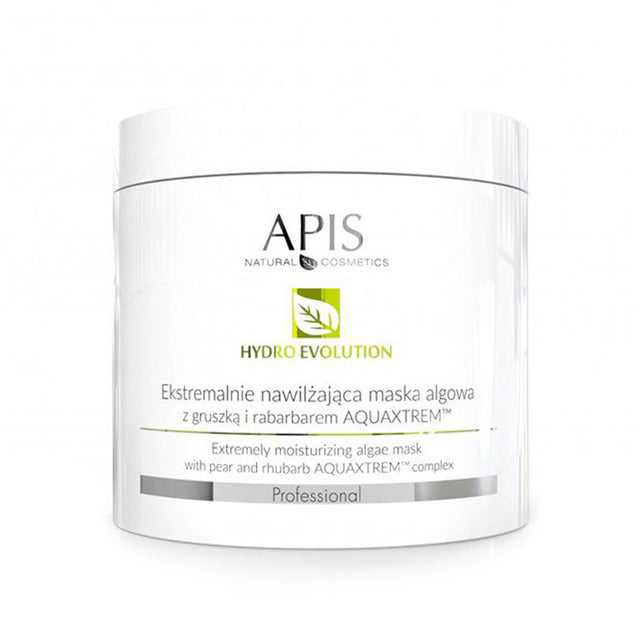 Apis hydro evolution extremely moisturizing algae mask with pear and rhubarb aquaxtrem ™ 250g - BVShop
