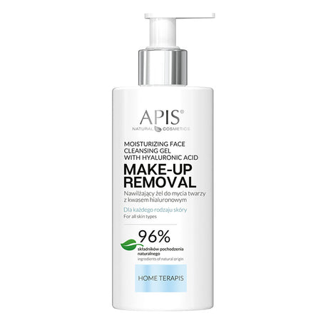 Apis moisturizing face wash gel with hyaluronic acid 300ml - BVShop