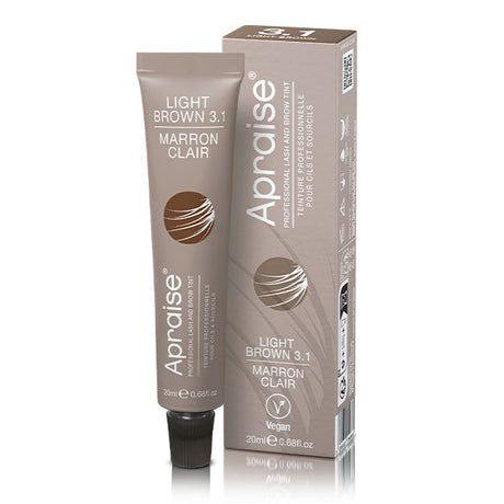 Apraise PPD Free & Vegan Brow And Lash Tint Light Brown3.1 20ml - BVShop