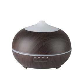 Aroma diffuser air humidifier spa 06 dark wood 400ml + timer - BVShop
