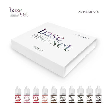 AS COMPANY Base Set Hybrid (AS Pigments) 10pcs/6ml - BVShop
