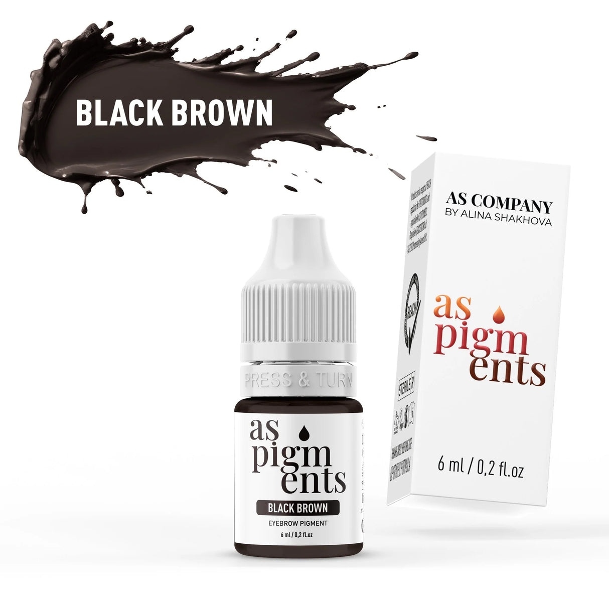AS COMPANY Nero Marrone (AS Pigmenti) 6/12ml