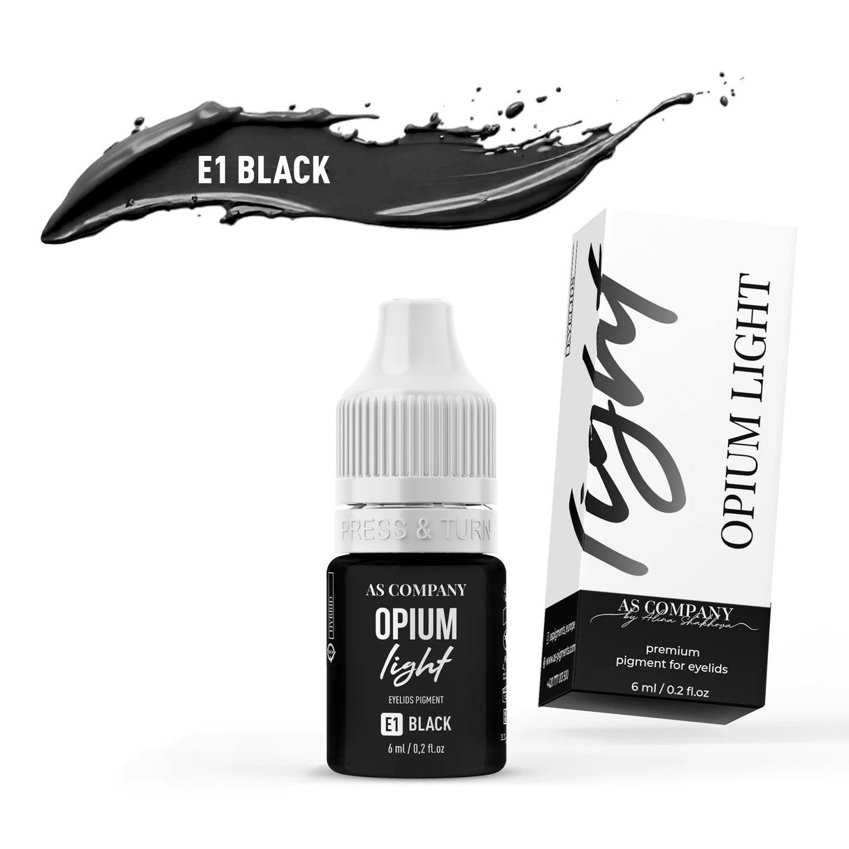 AS COMPANY E1 Nero (OPIUM LIGHT) 6ml