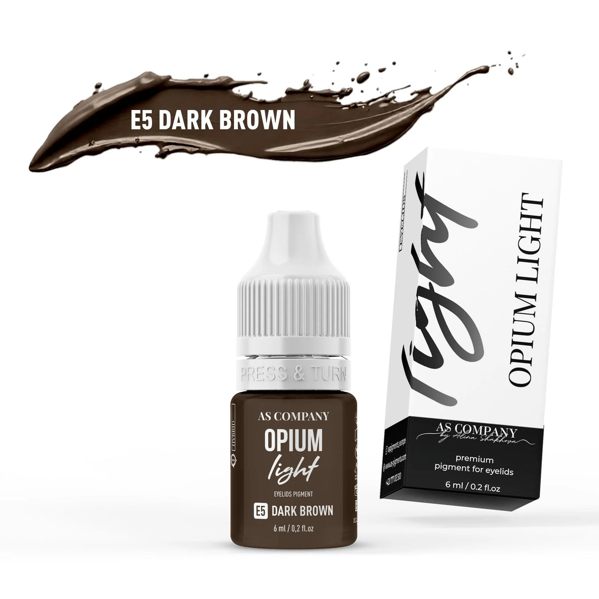 AS COMPANY E5 Marrone Scuro (OPIUM LIGHT) 6ml