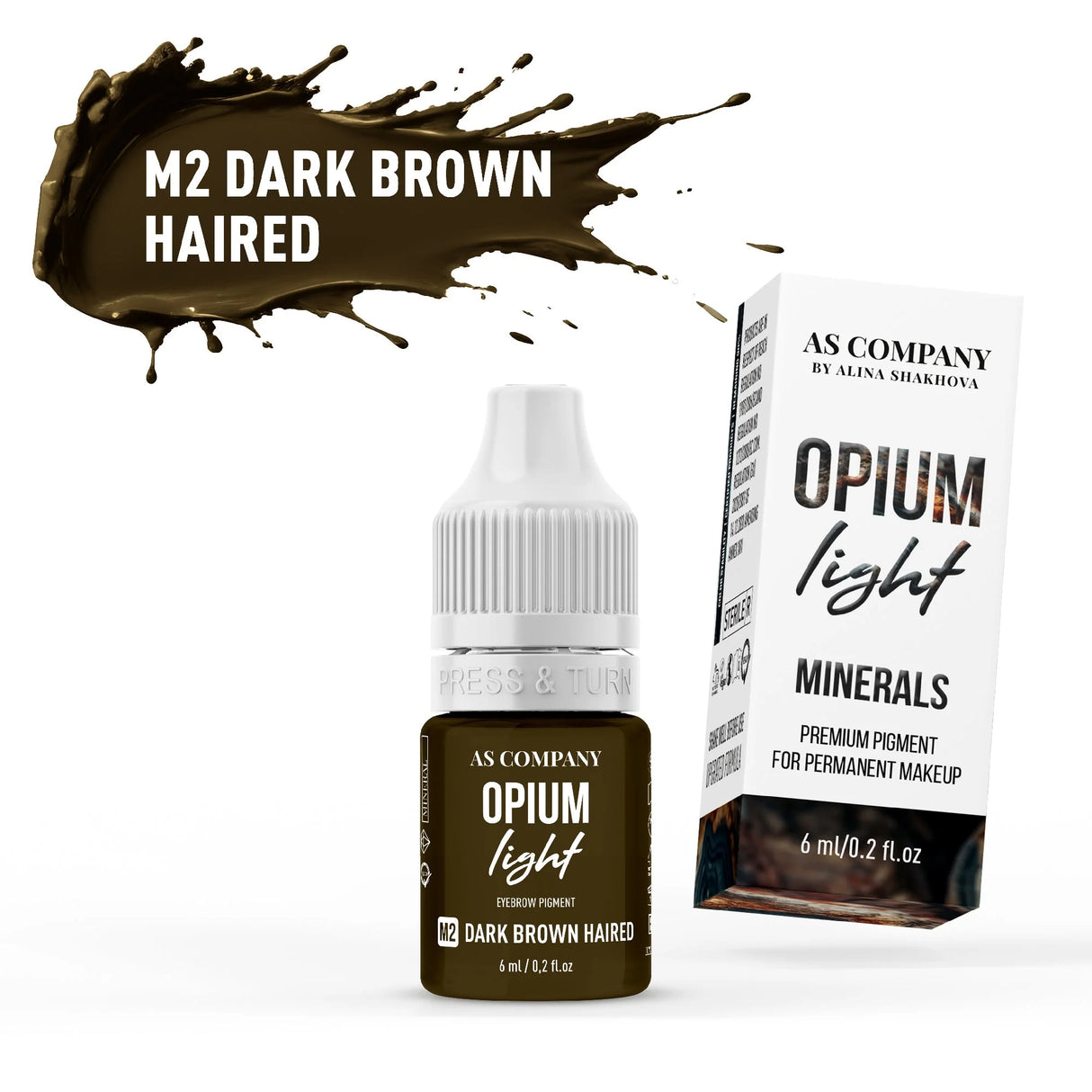 AS COMPANY M2-Capelli castano scuro Minerale (OPIUM LIGHT) 6/15ml