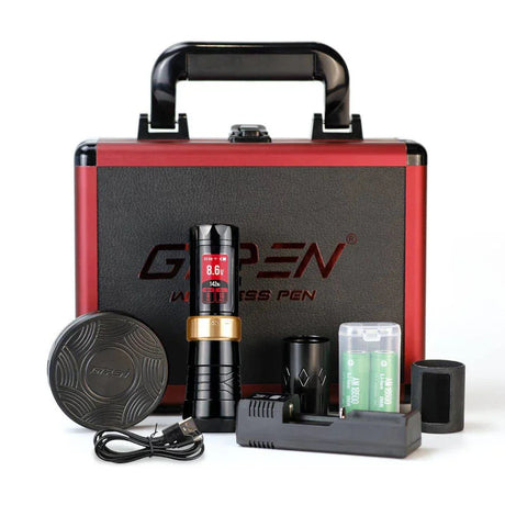 AVA Tattoo GTS Grey Wireless Machine Pen Kit - BVShop