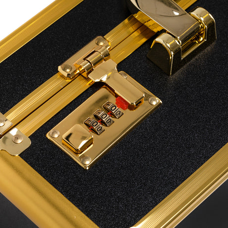 Barber case golden black - BVShop