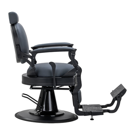 Barber chair Gabbiano Niccolo graphite buttonless - BVShop