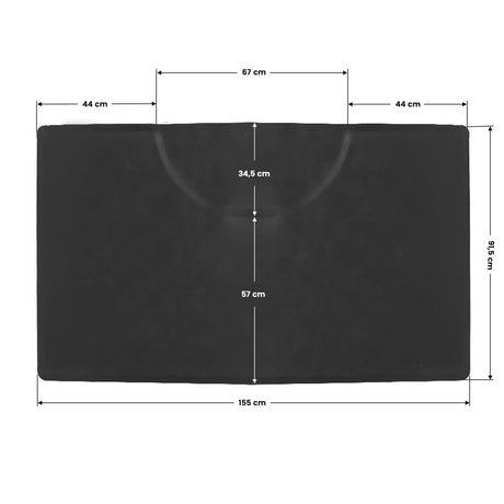 Barber mat under the rectangle armchair - BVShop