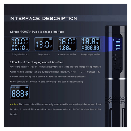 Biomaser K6022 Wireless Tattoo And PMU Machine - BVShop