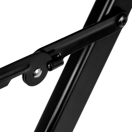 Black aluminum make-up chair - BVShop