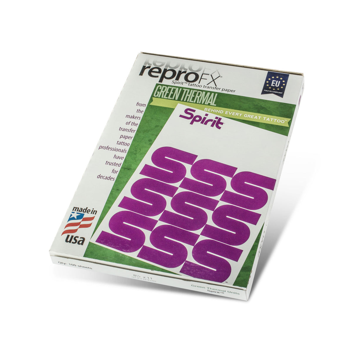 Carta stencil per calco termico ReproFX Spirit Green Hectograph A4 (8,5" x 11")