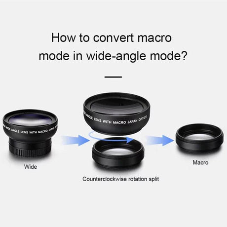 Mobile Phone Wide Angle And Macro Camera Lens - BVShop