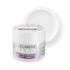 CLARESA HARD&EASY BUILDER GEL MILKY WHITE 45g - BVShop