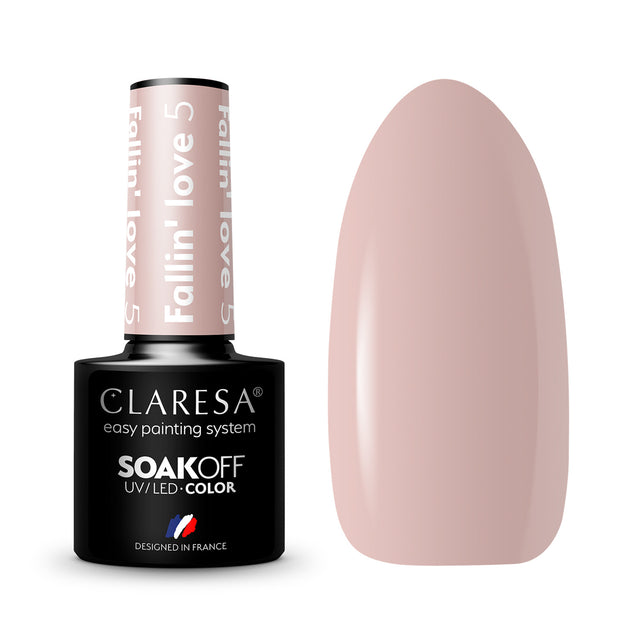 CLARESA Hybrid nail polish FALLIN "LOVE 5 -5g - BVShop